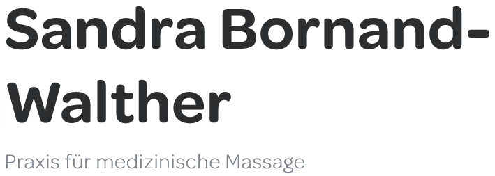 Logo Praxis für med. Massage Sandra Bornand-Walther